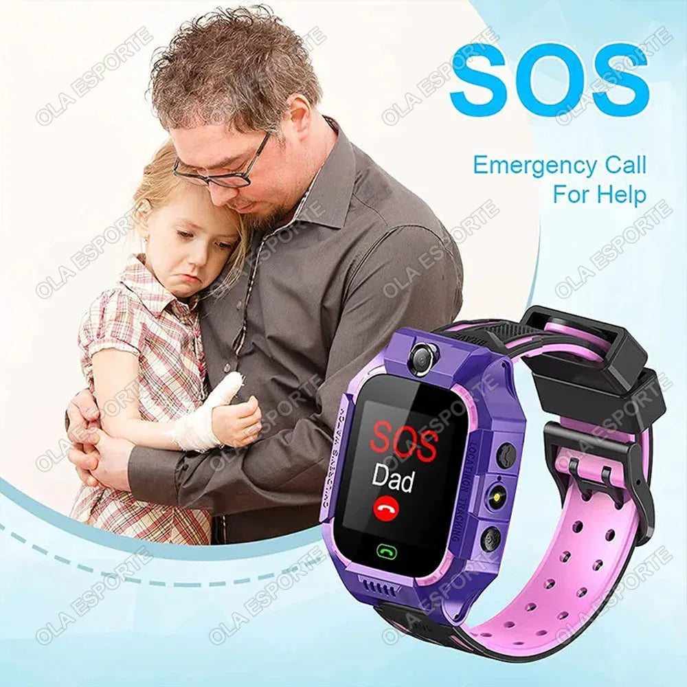 For Xiaomi Kids Smart Watch SOS LBS Location Camera 2G Sim Card Call IP67 Waterproof Smart Watch For Ios Android Gift Boy Girls