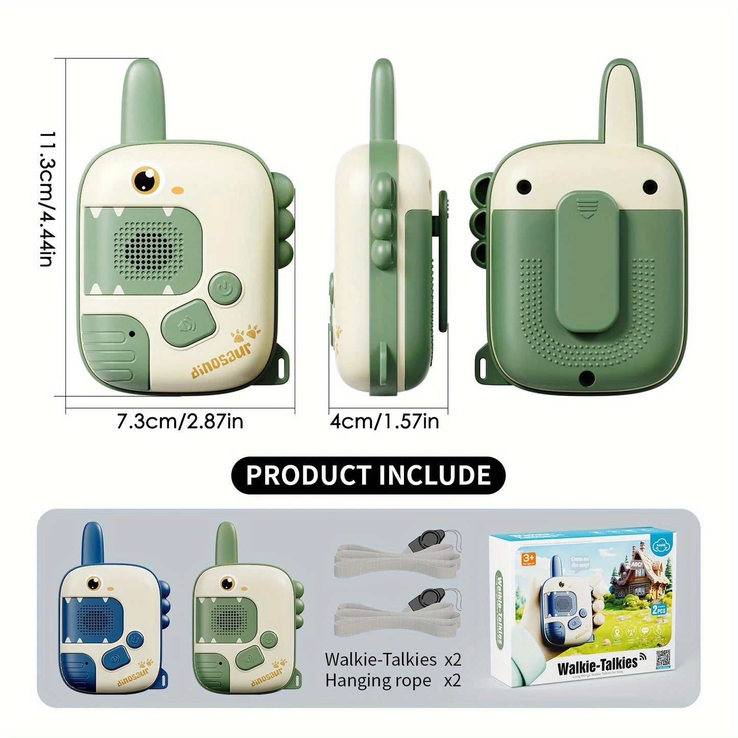 Children's Walkie Talkie Handheld Small Pager Parent-Child Wireless Outdoor Remote Intelligent Communication Puzzle Toy Gift