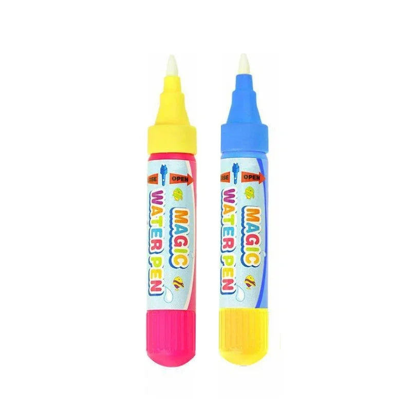 Magic Water Drawing Mat with Fluorescent Pen Painting Board Early Educational Toys Montessori Toys for Kids