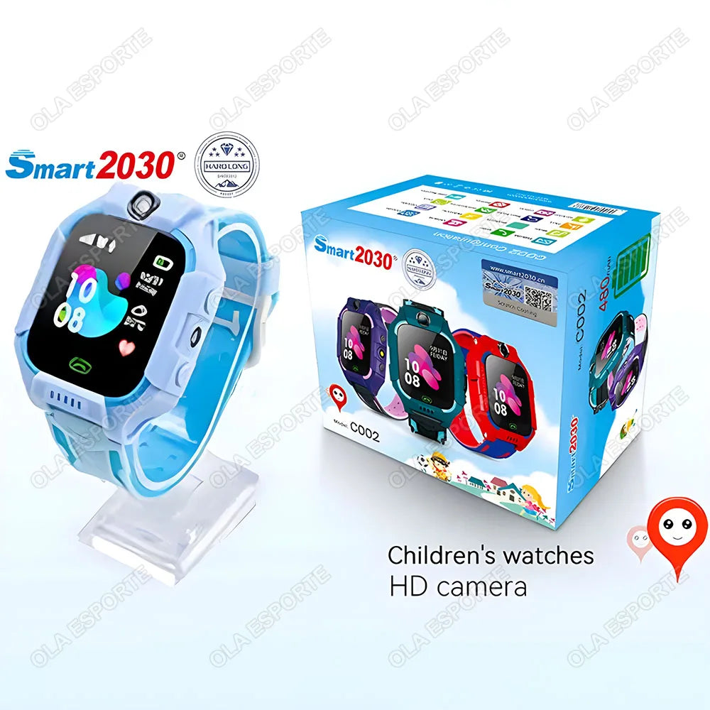 For Xiaomi Kids Smart Watch SOS LBS Location Camera 2G Sim Card Call IP67 Waterproof Smart Watch For Ios Android Gift Boy Girls