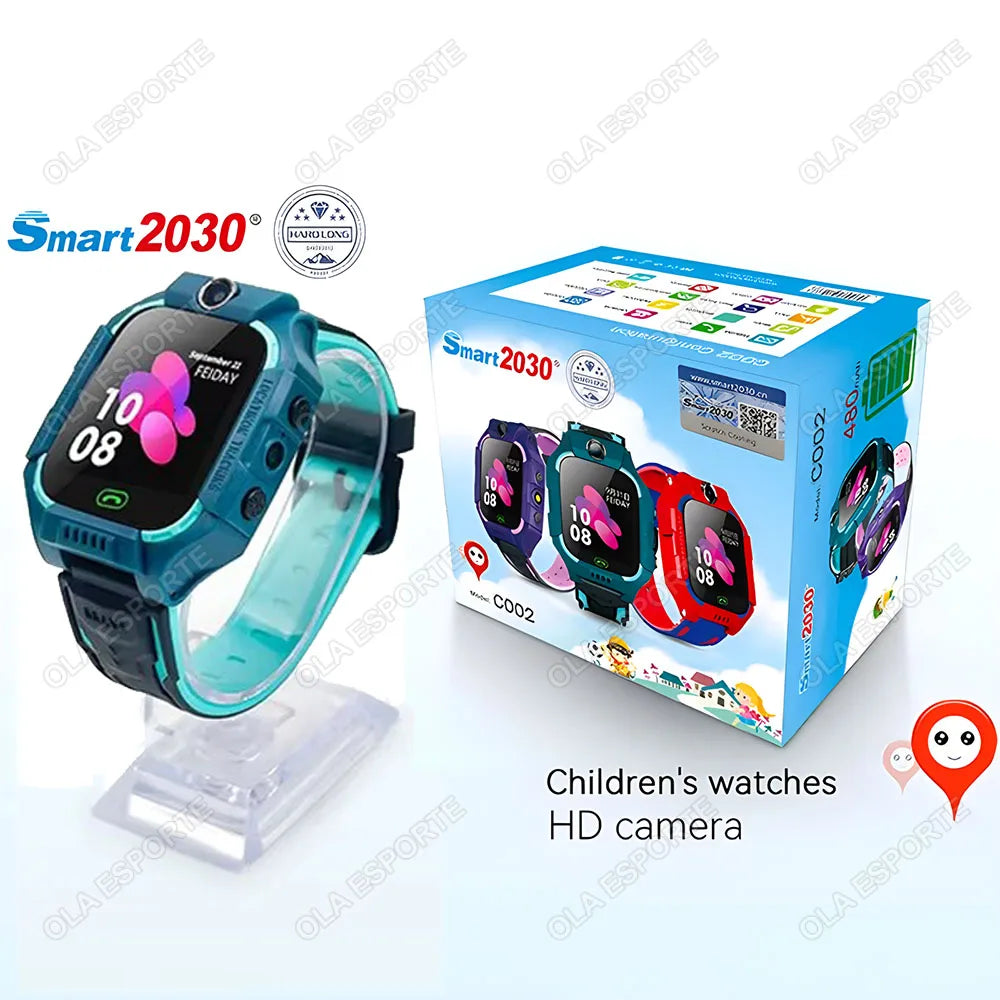 For Xiaomi Kids Smart Watch SOS LBS Location Camera 2G Sim Card Call IP67 Waterproof Smart Watch For Ios Android Gift Boy Girls