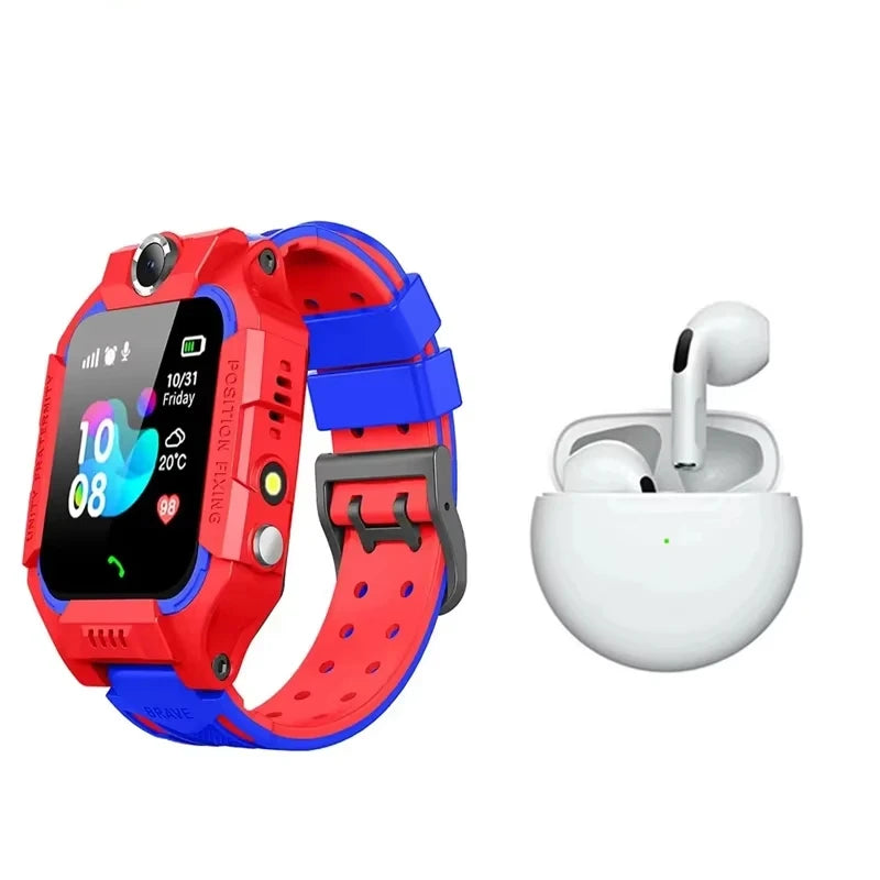 Kids Smart Watch SOS Antil-lost GPS Location Camera Sim Card Call IP67 Waterproof Smart Watch For Android Ios Kids Gift 2025