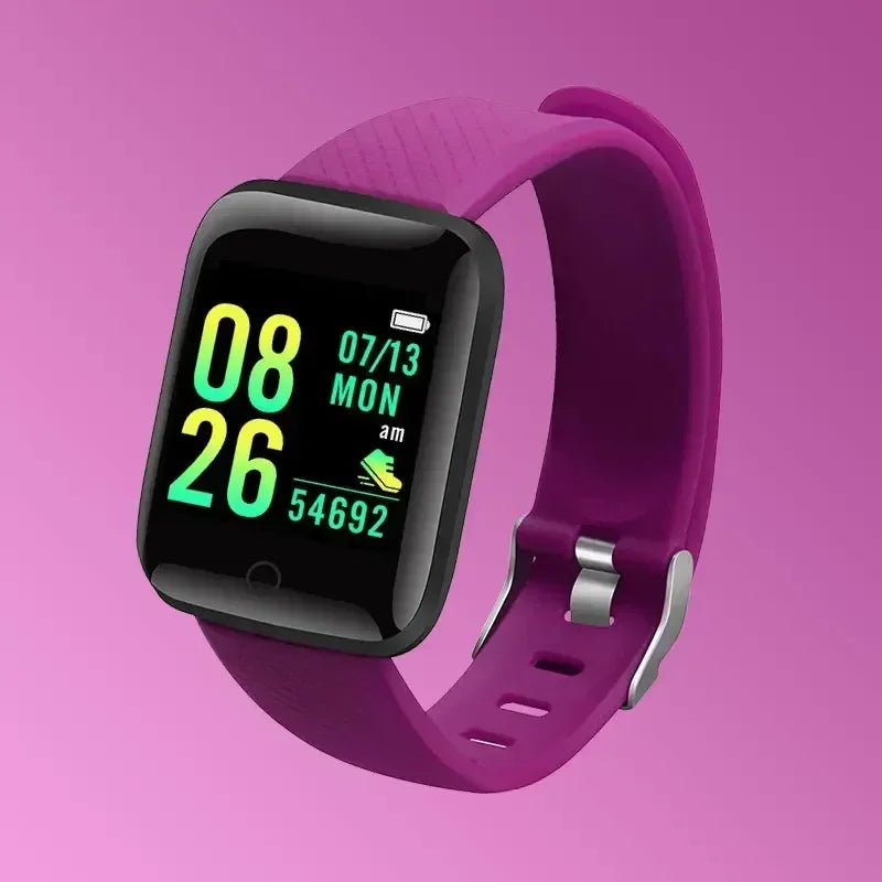 Children's Smart Watch Led Digital Clock Waterproof Smartwatch Kids Sports Heart Rate Monitor Fitness Tracker Watch Boy and Girl