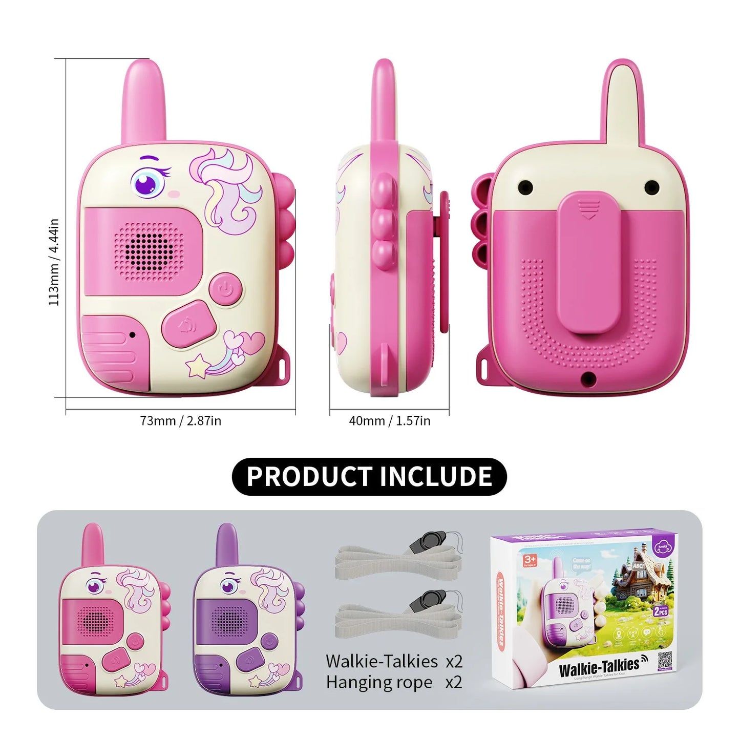 Children's Walkie Talkie Handheld Small Pager Parent-Child Wireless Outdoor Remote Intelligent Communication Puzzle Toy Gift