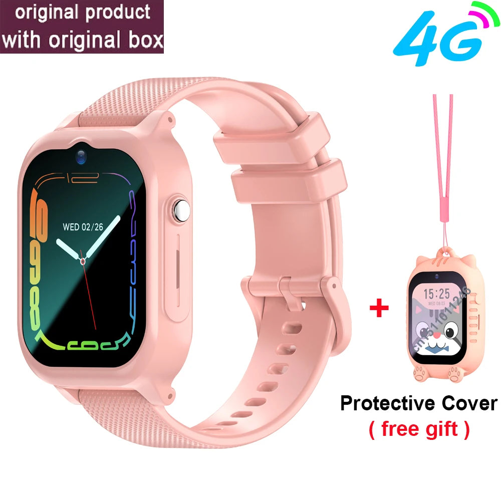 New Kids Smart Watch 4G GPS WIFI Video Call SOS Child Smartwatch Camera Voice Monitor Tracker Location Phone Watch