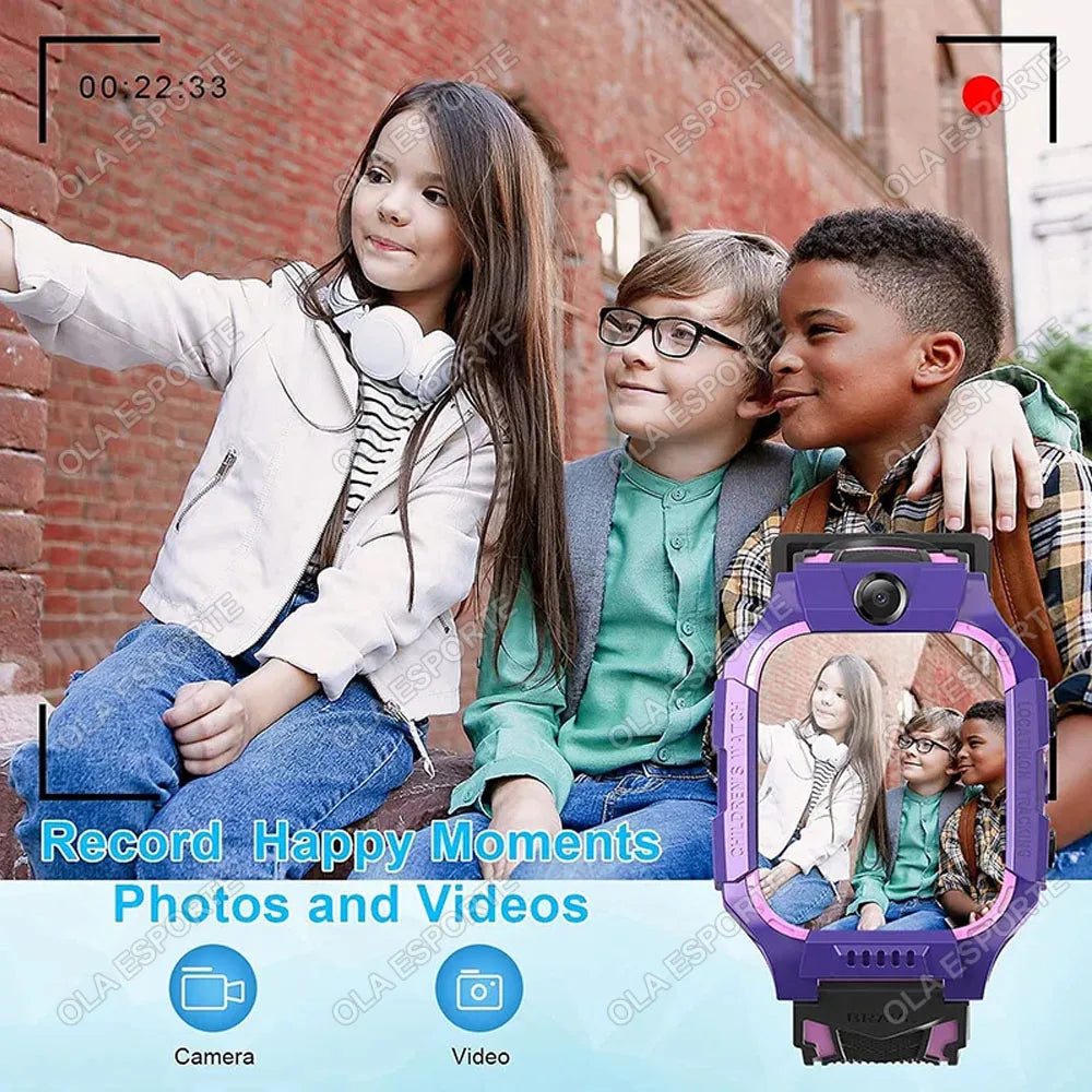 For Xiaomi Kids Smart Watch SOS LBS Location Camera 2G Sim Card Call IP67 Waterproof Smart Watch For Ios Android Gift Boy Girls