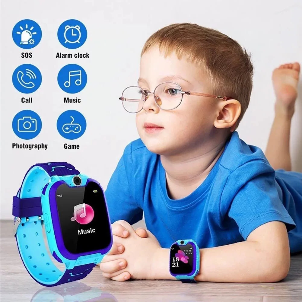 Xiaomi Kids Smart Watch SOS GPS Location Tracke Sim Card Call Child SmartWatch Camera Waterproof Watch Gift For Ios Android
