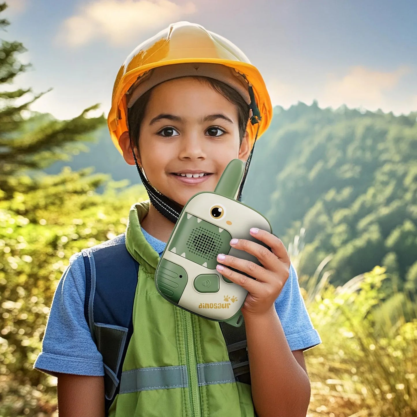 Children's Walkie Talkie Handheld Small Pager Parent-Child Wireless Outdoor Remote Intelligent Communication Puzzle Toy Gift