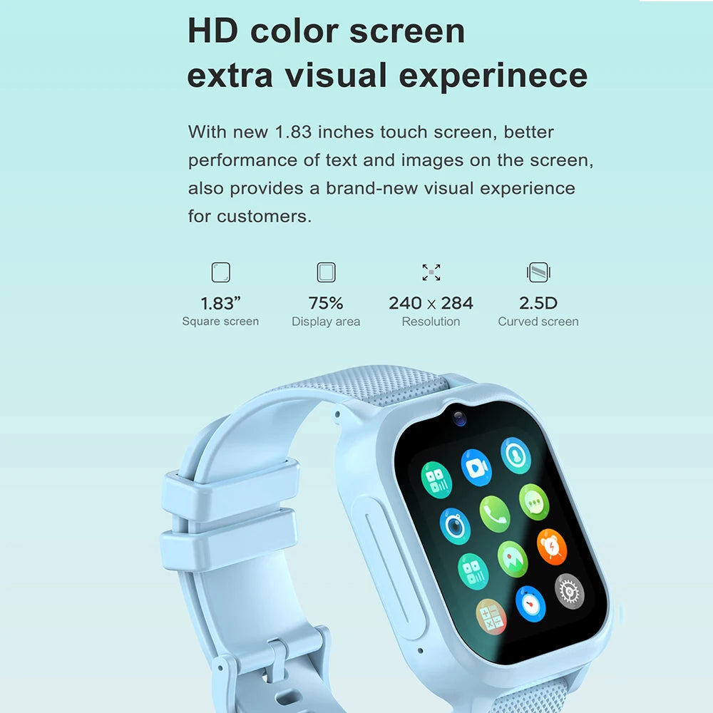New Kids Smart Watch 4G GPS WIFI Video Call SOS Child Smartwatch Camera Voice Monitor Tracker Location Phone Watch