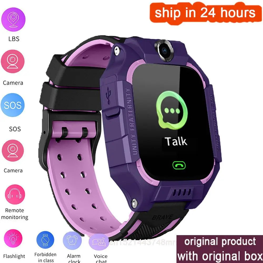 New Smart Watch Kids LBS Baby Phone 2G Watch Camera SOS PK Q02 Q12 Q15 Children Smartwatch Android Ios for Boys Girls Gifts