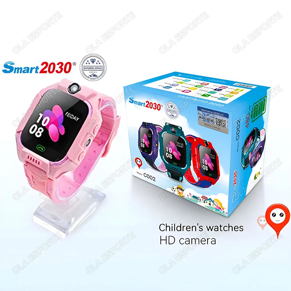 For Xiaomi Kids Smart Watch SOS LBS Location Camera 2G Sim Card Call IP67 Waterproof Smart Watch For Ios Android Gift Boy Girls
