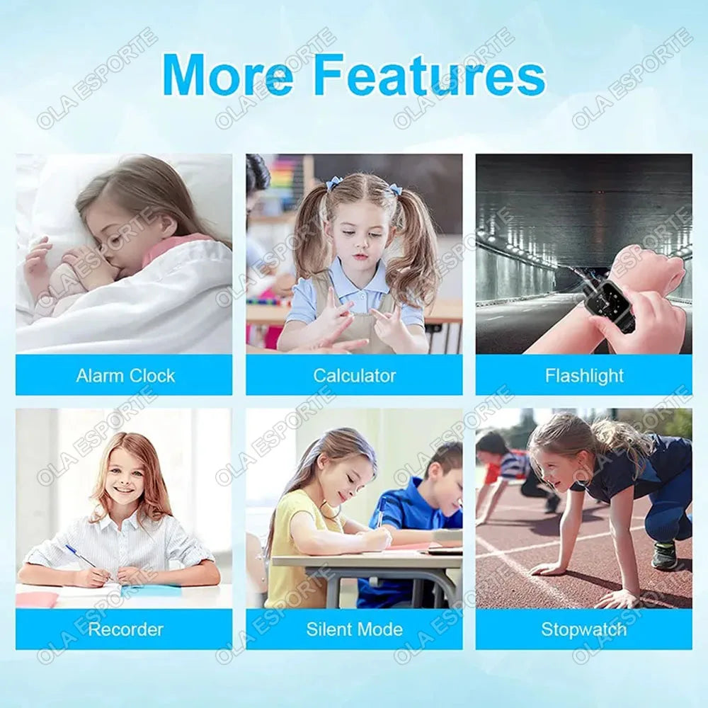 For Xiaomi Kids Smart Watch SOS LBS Location Camera 2G Sim Card Call IP67 Waterproof Smart Watch For Ios Android Gift Boy Girls