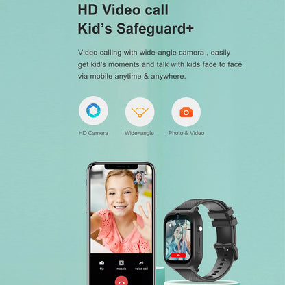 New Kids Smart Watch 4G GPS WIFI Video Call SOS Child Smartwatch Camera Voice Monitor Tracker Location Phone Watch