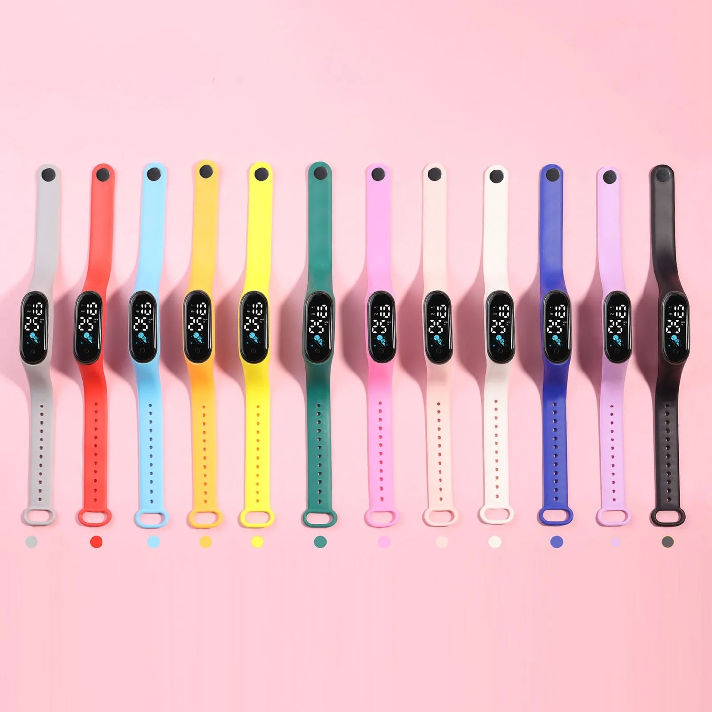 Children's Waterproof Sports Smart Watch Outdoor Silicone Bracelet Electronic Watch Kids Bracelet Digital Watches reloj montre