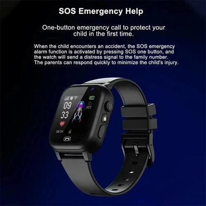 Xiaomi Kids Smartwatch 4G SOS GPS Location Video Call Analogue Card Waterproof Watch Camera Boys Girls Upgrade add Earphone