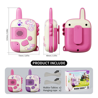 Children's Walkie Talkie Handheld Small Pager Parent-Child Wireless Outdoor Remote Intelligent Communication Puzzle Toy Gift