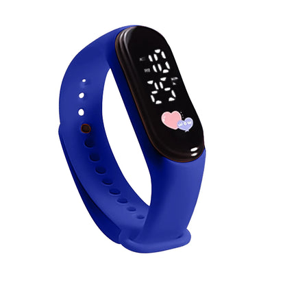 Kawaii Smart Watch For Kids Fashion Outdoor Waterproof Sports Kids' Watches Boy Girls Digital Watches Silicone montre enfant